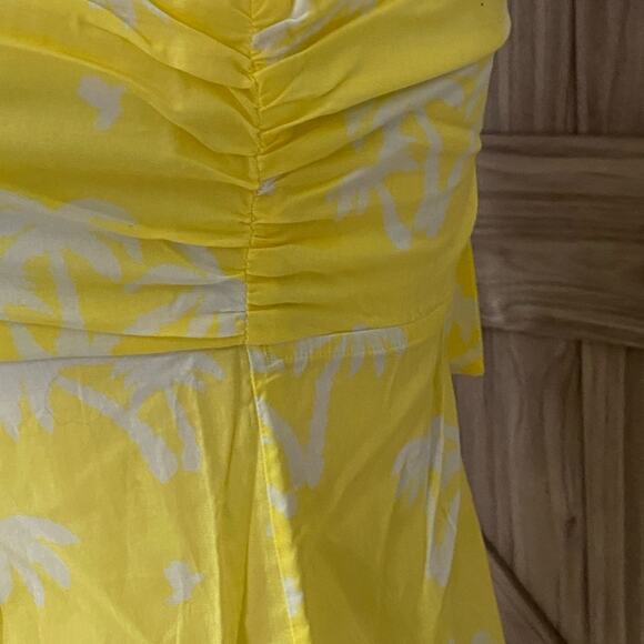 Princess Tam Tam extra small yellow and white mini dress - Picture 3 of 5